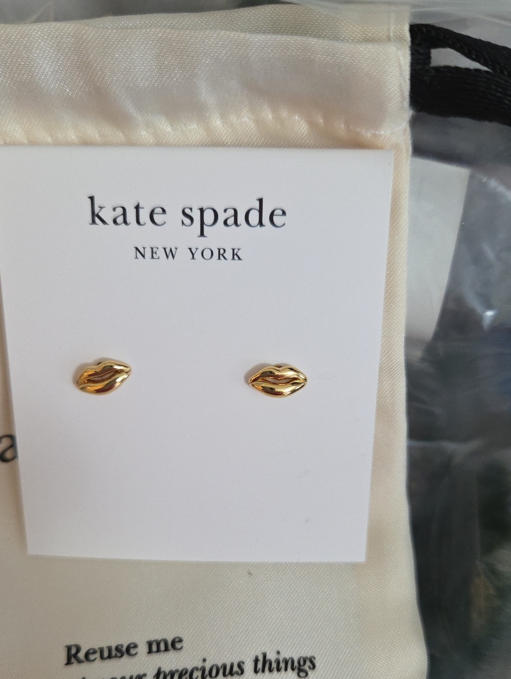 NWT Kate Spade Mini Lip Studs